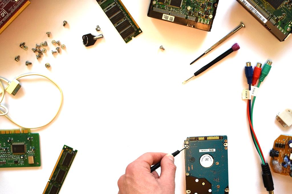 Senior hardware engineer reviewing quantum computing specifications