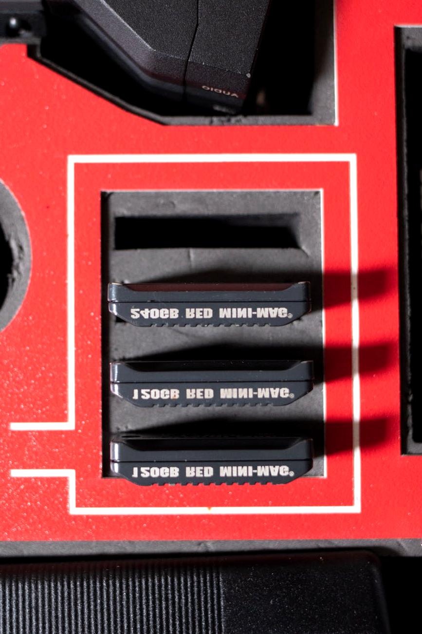 Close-up of a solid state drive installed inside a desktop PC